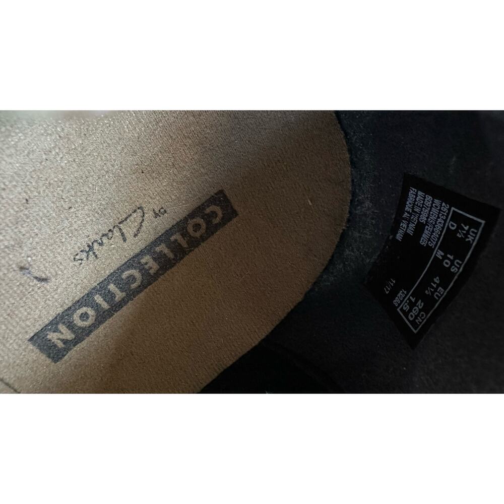 Clarks Women’s Leather Ballet Flats Black, Size 10M - Picture 12 of 13